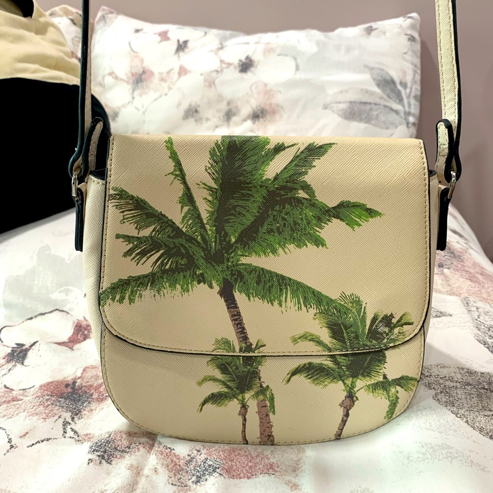 Forever 21 Palm Tree Shoulder Purse